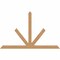 Ekena Millwork Saratoga Timber Gable Bracket, Western Red Cedar, 108"W x 68"H x 5 1/2"D x 5 1/2"F, 15/12 Pitch GBW108X68X0606SAR00SWR - alternate 1